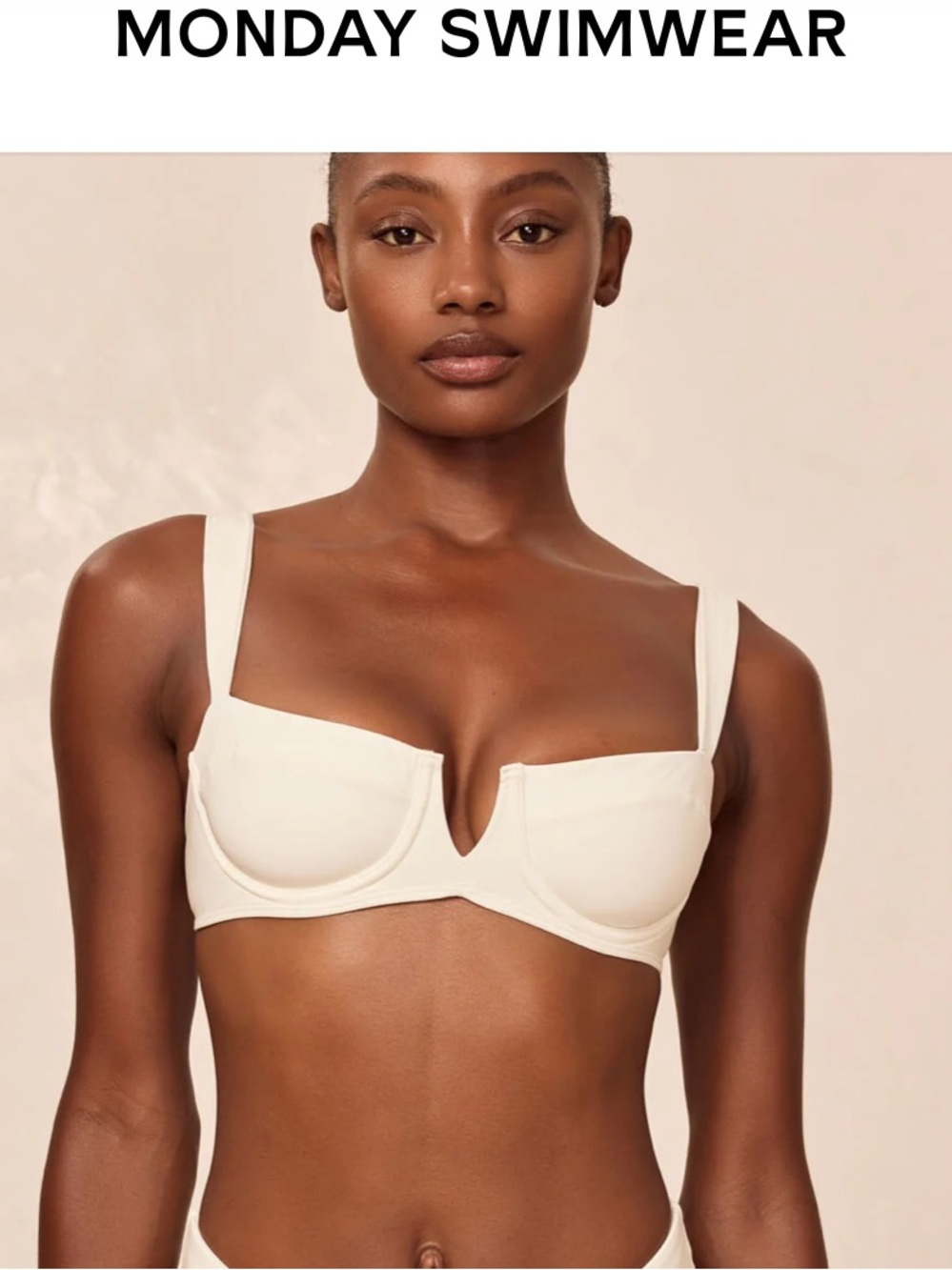 Monday Swimwear Clovelly Top - Ivory